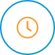 Clock illustration of a time clock