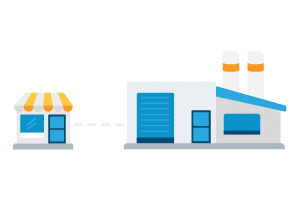 illustration of ServiceManger's retail service enterprise scalability