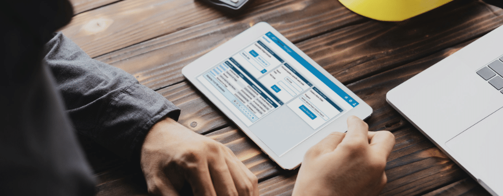 ServiceManager tablet interface