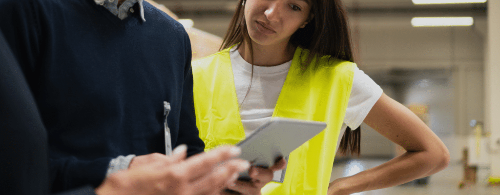 Depot workers working to optimize workflow