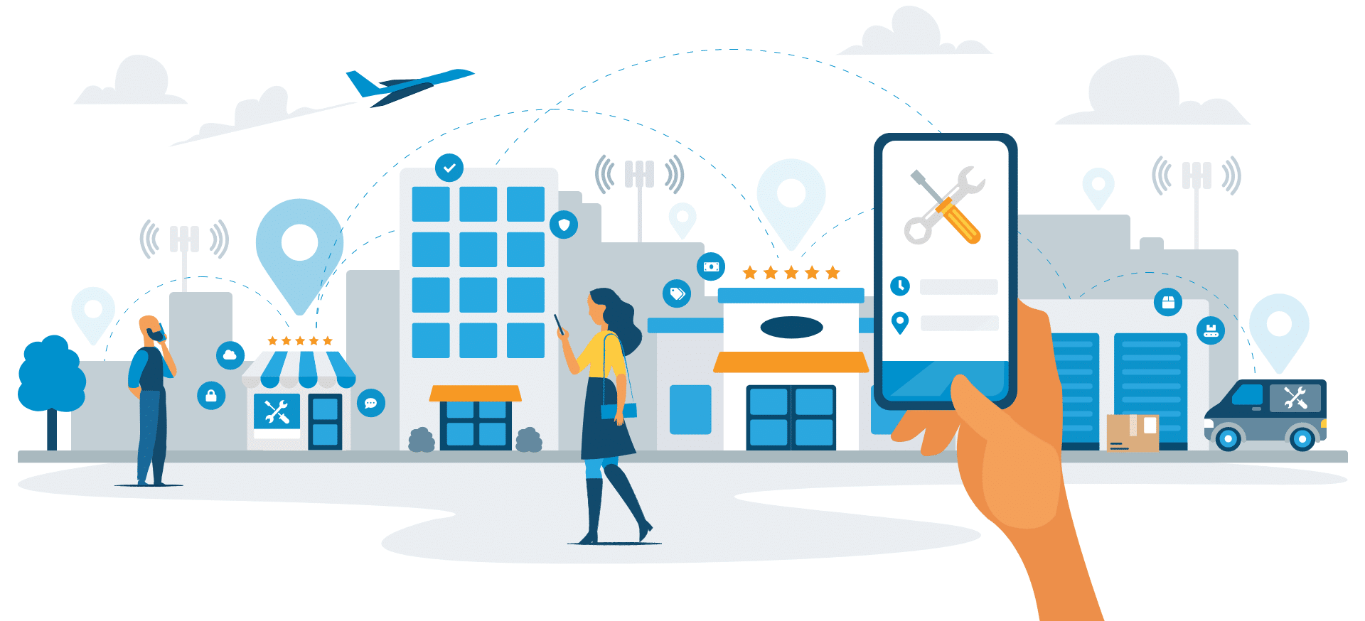 ServiceNetwork Ecosystem Connectivity illustration