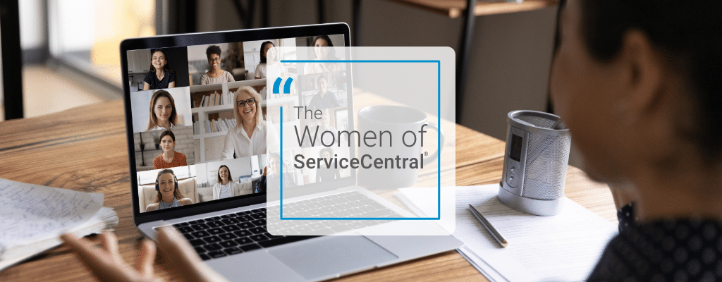 Women employees at ServiceCentral
