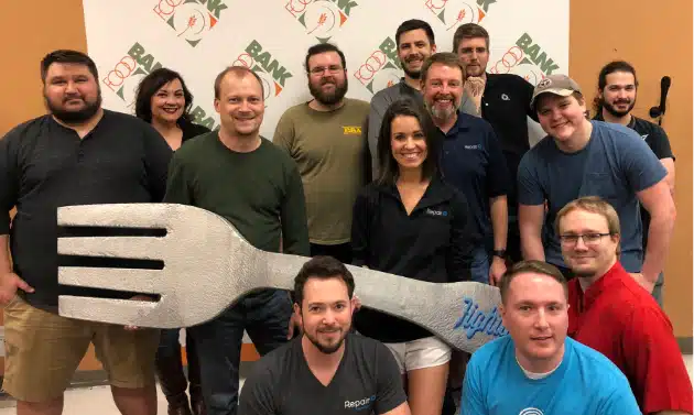 RepairQ volunteers at Community Food Bank of Eastern Oklahoma